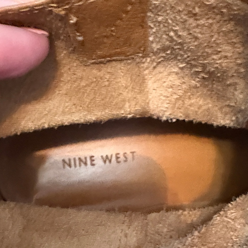 Nine West Tan ( Camel) Leather Women’s Boots - Picture 2 of 5